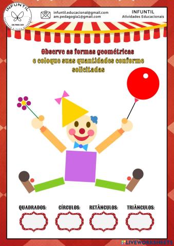 Palhacinho Geométrico