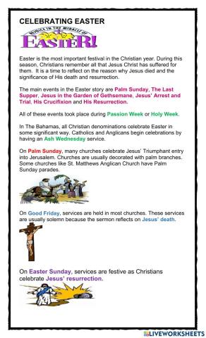 Observing Easter Notes