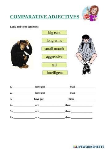 Comparative adjectives