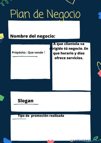 Plan de negocios