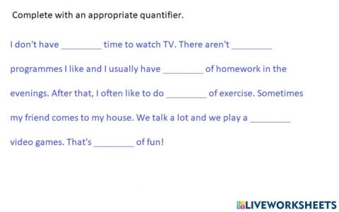Quantifiers