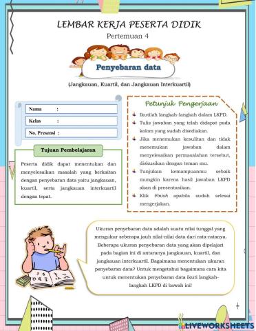 LKPD 4 Penyebaran Data
