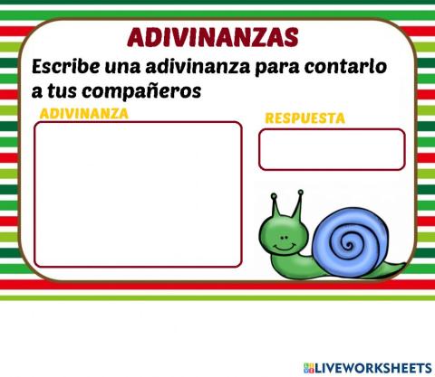 Adivinanza