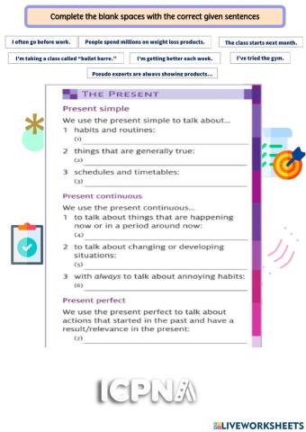 I03 - 2.1 Grammar - Present and Past Tenses