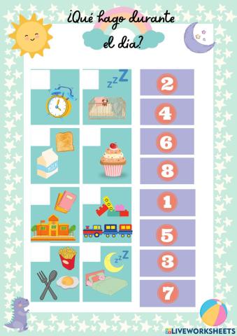 ¿Qué hacemos durante el día?