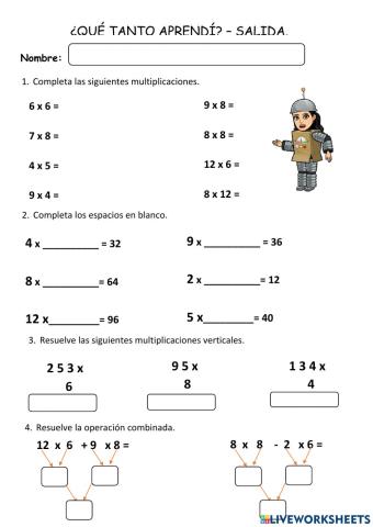 Practica Multiplicacion