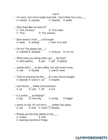 Focus 2 - placement test