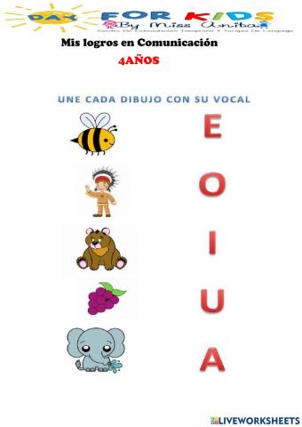 Examen comunicacion 4 años