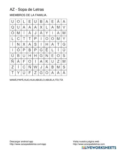 Miembros de la familia