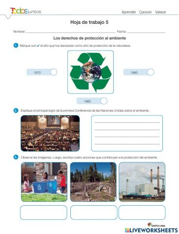 Los derechos de proteccion del ambiente