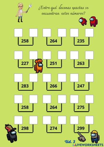 Redondeo a la decena