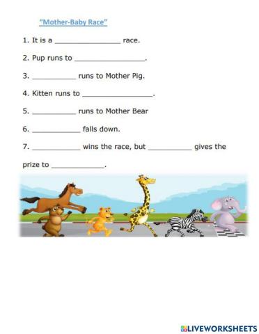 Mother baby race