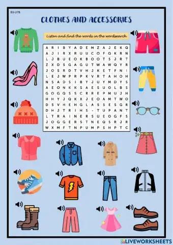 B3 - Clothes and accessories