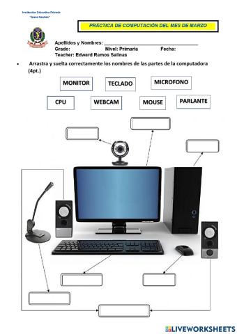 Práctica  de marzo 2° sec