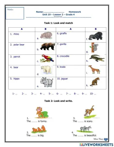 Unit 19 - lesson 2 - grade 4