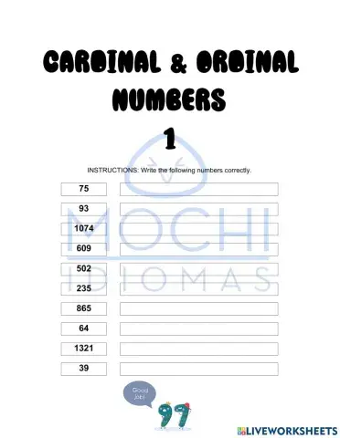 Cardinal and Ordinal Numbers