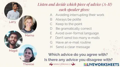 BA U3 listening - advice