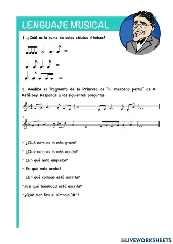 Ficha de lenguaje musical