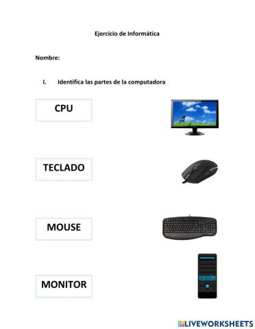 Partes de la computadora
