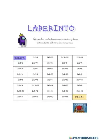 Laberinto among us
