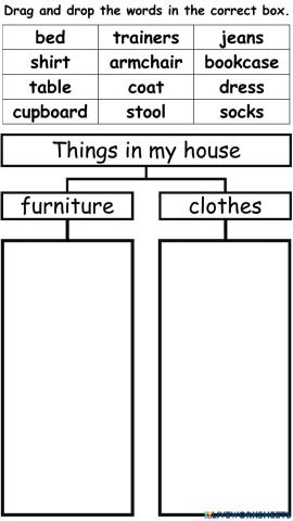 Furniture and Clothes