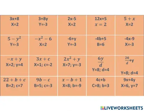 Evaluate Expressions