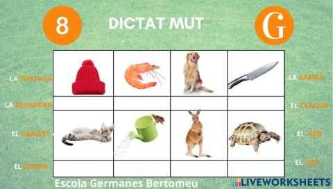 Dictat mut G INICIAL