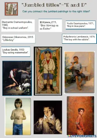 Jumbled, Greek paintings