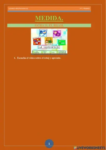 Medida. Ficha 11.