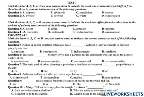 U9 lop 11 pronun  voc