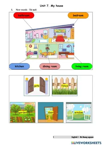 E1U7 My house -nuongnguyen