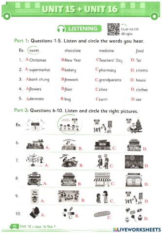E4- Listen Unit 15-16
