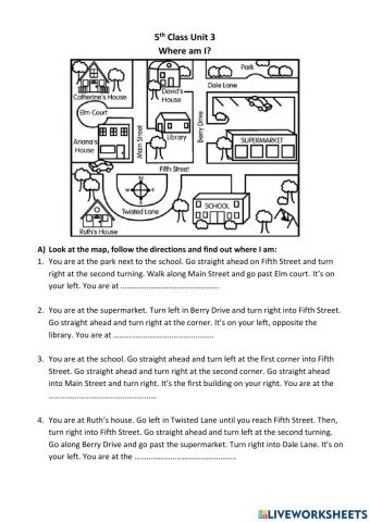 5th Class Unit 3 Revision