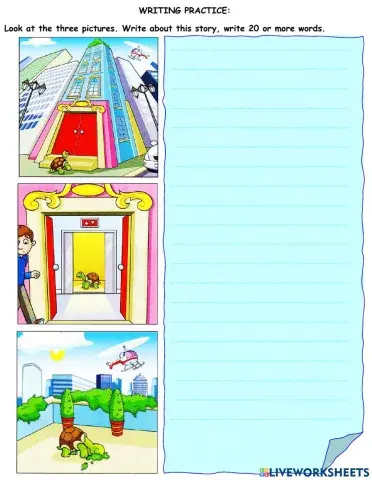 Movers - Writing Practice 1 - Write a story