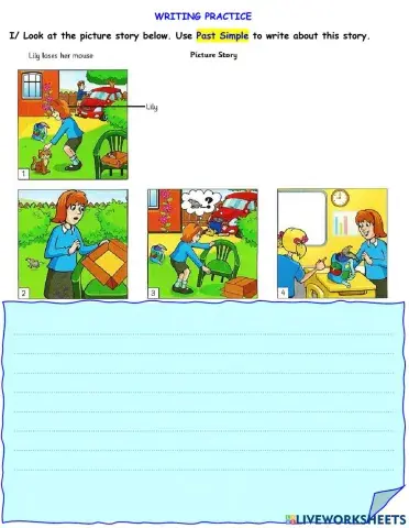 Movers - Writing Practice 2 - Write a story