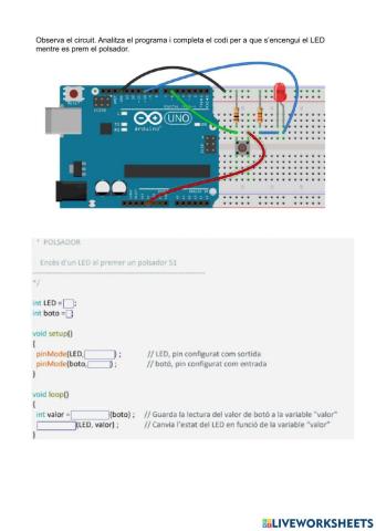 Arduino Polsador
