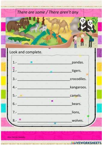 There are some-There aren't any