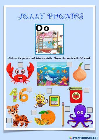 Jolly Phonics -o-