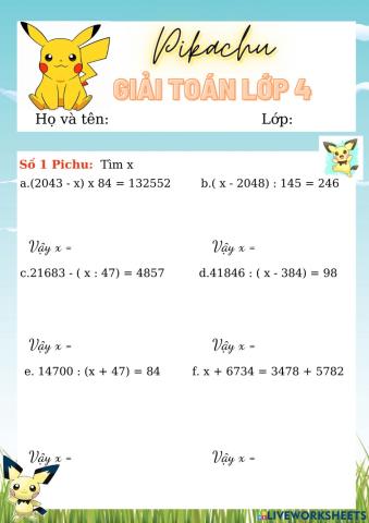 Bài tạp toán nâng cao số 2