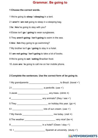 Grade 5. Unit 8 Grammar