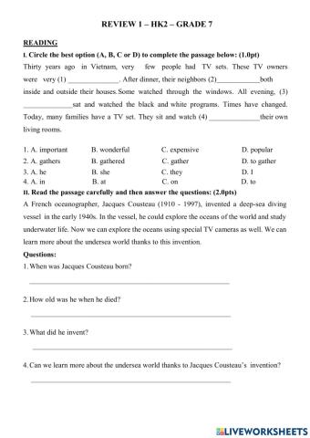 Review 1 - Hk2 - Gr.7