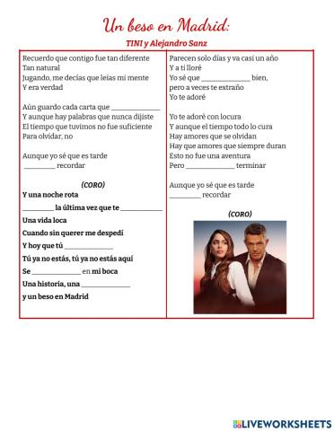 Un beso en Madrid