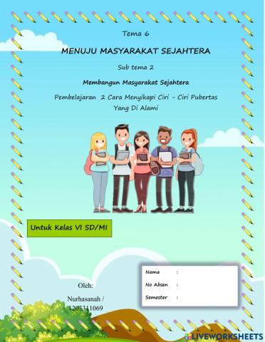 LKPD pembelajaran IPA SD Nurhasanah