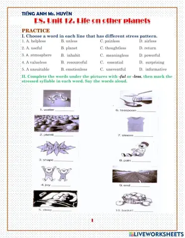 E8. unit 12. Life on other planets