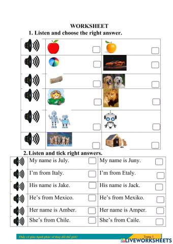Review Semester II - Academy star 1