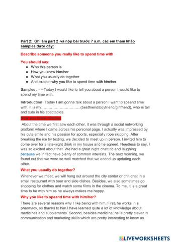 ST 2- tuần 4- samples speaking part 2- BTBS