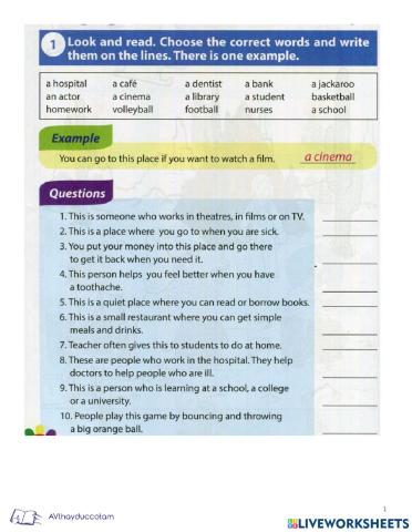 Kiểm tra từ vựng tiếng Anh