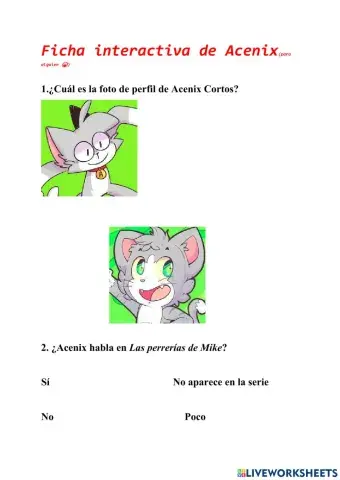 Ficha de Acenix (pedida)