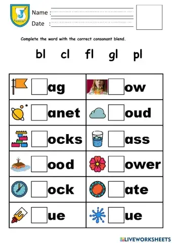 Review Consonant Blends
