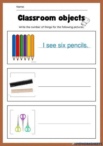 Sentence practice for kid